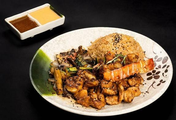 Hibachi Lobster & Chicken